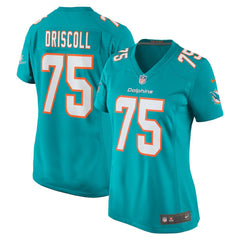 Jack Driscoll  Women's Team Game Jersey - Miami Dolphins Jerseys