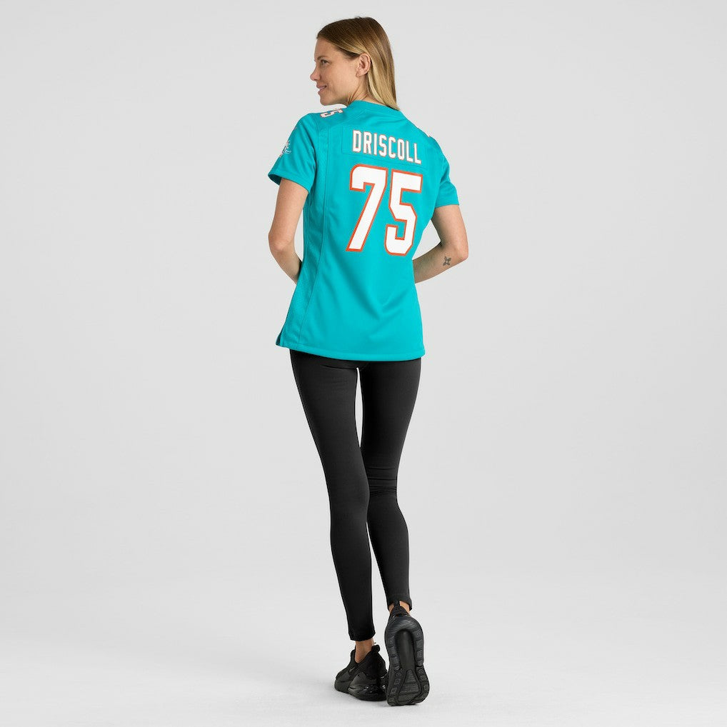 Jack Driscoll  Women's Team Game Jersey - Miami Dolphins Jerseys