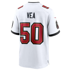 Vita Vea  White Game Jersey - Tampa Bay Buccaneers Jerseys