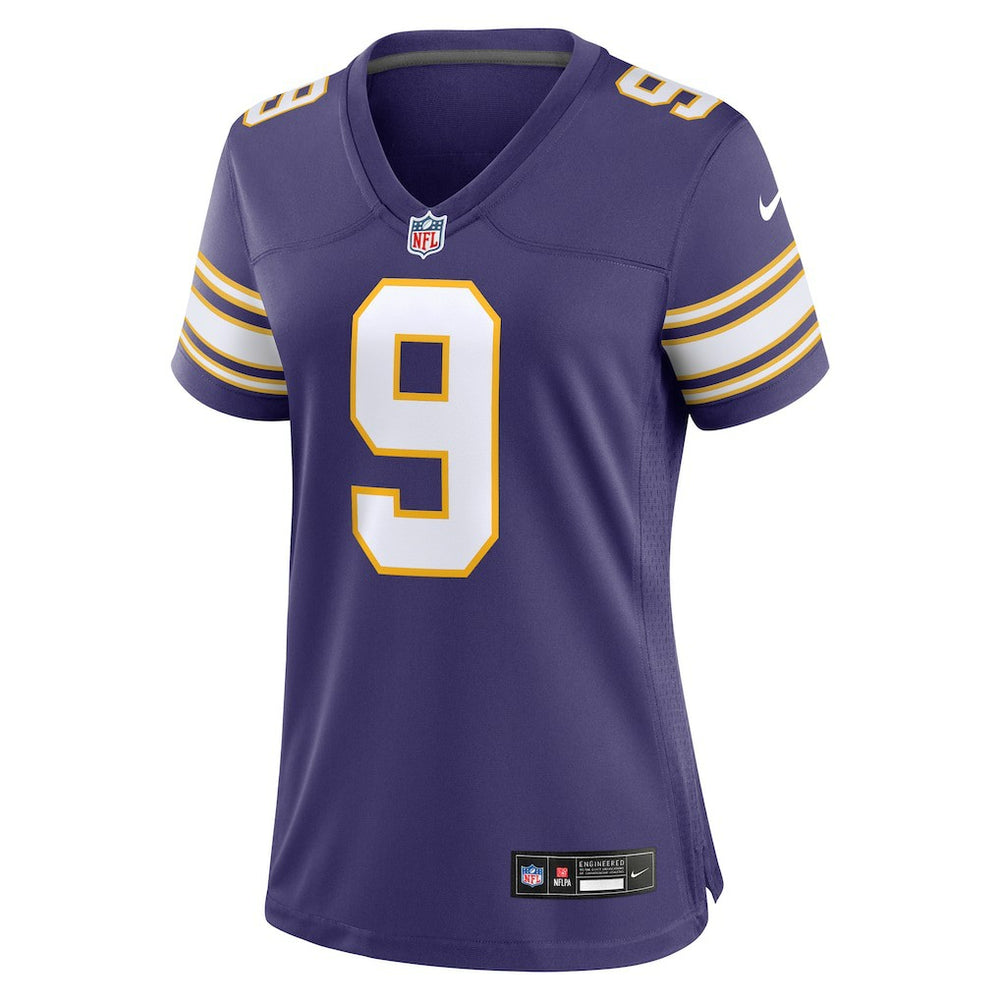 J.J. McCarthy  Women's 2nd Alternate Player Game Jersey - Minnesota Vikings Jerseys