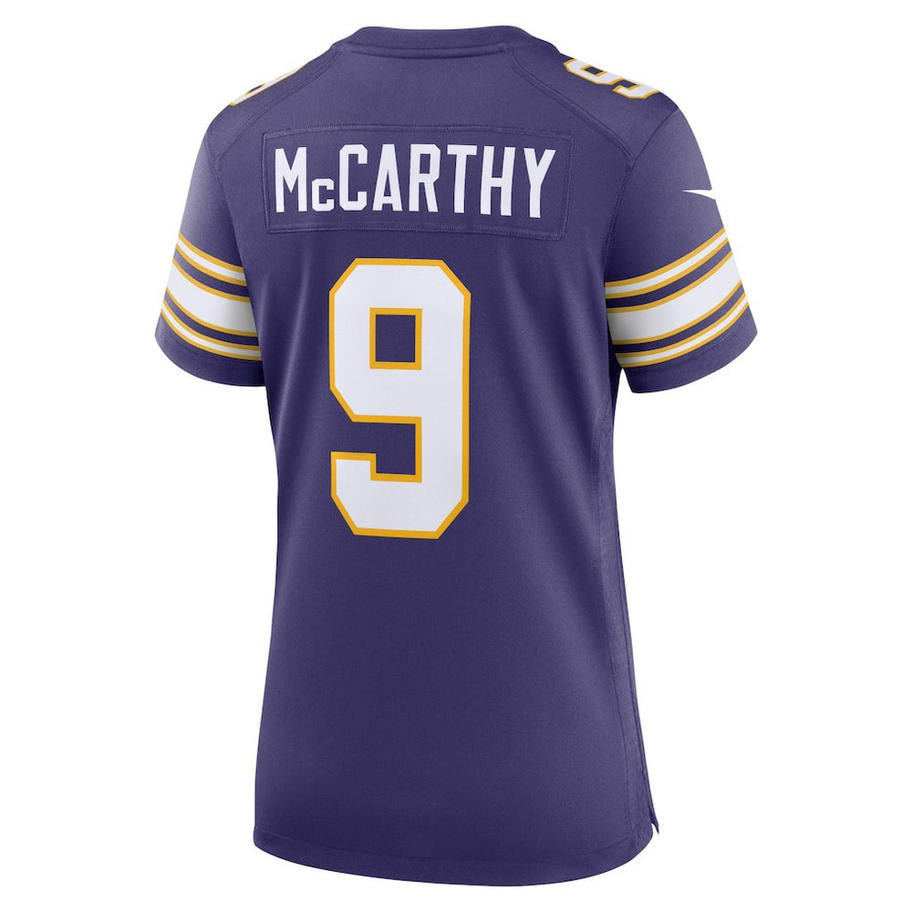 J.J. McCarthy  Women's 2nd Alternate Player Game Jersey - Minnesota Vikings Jerseys
