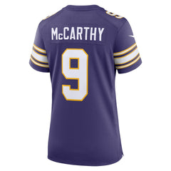 J.J. McCarthy  Women's 2nd Alternate Player Game Jersey - Minnesota Vikings Jerseys