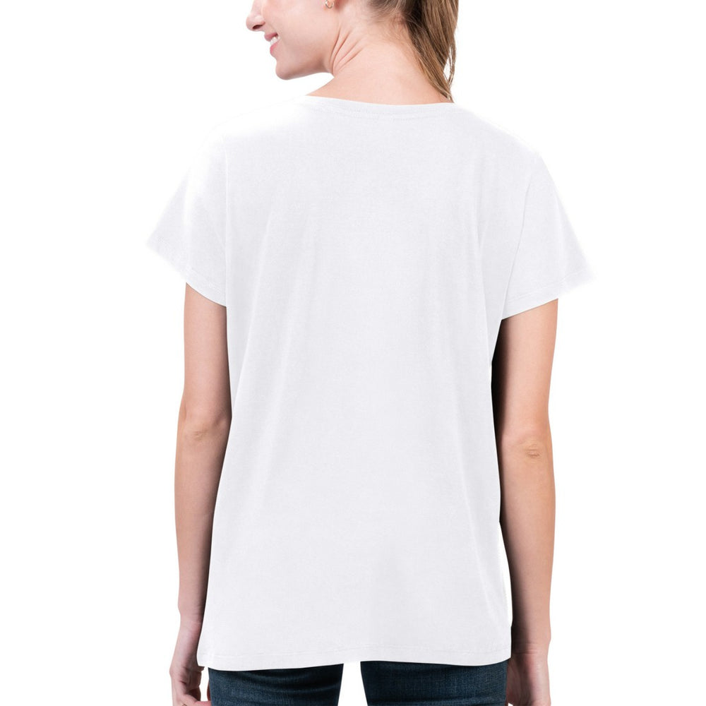 G-III 4Her by Carl Banks Women's Super-Slim Fit Lightweight H-Town V-Neck T-Shirt - Houston Texans T-shirts