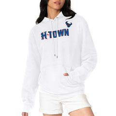 G-III 4Her by Carl Banks Women's H-Town Fleece Pullover Hoodie - Houston Texans Hoodies