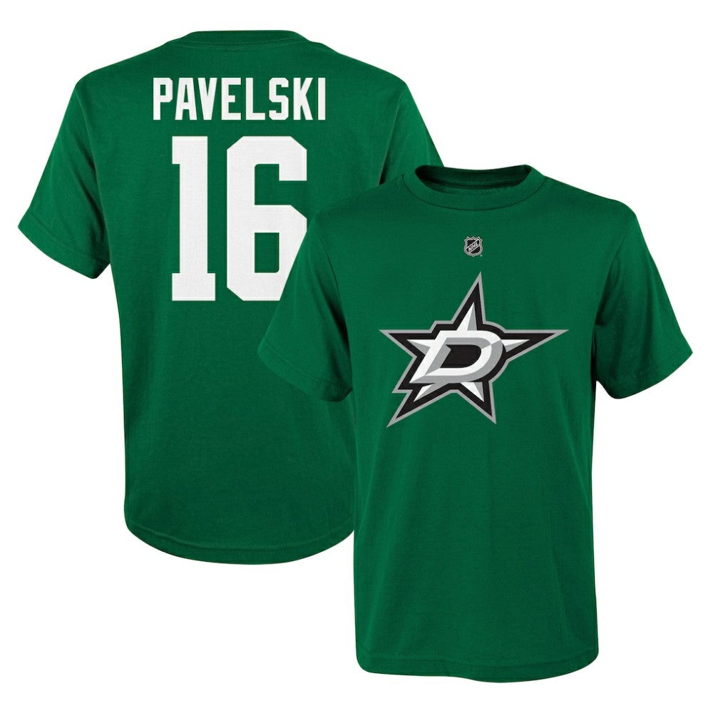 NHL Joe Pavelski Dallas Stars Youth Player Name & Number T-Shirt