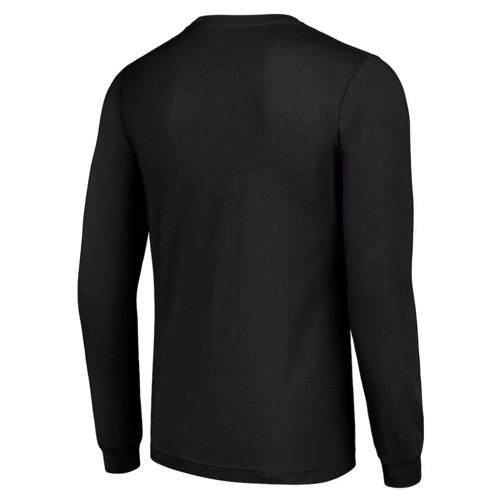 NHL Anaheim Ducks Starter Four Team Name Logo Long Sleeve Graphic T-Shirt