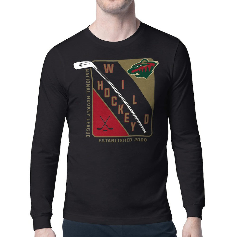NHL Minnesota Wild Starter Shield Long Sleeve Graphic T-Shirt