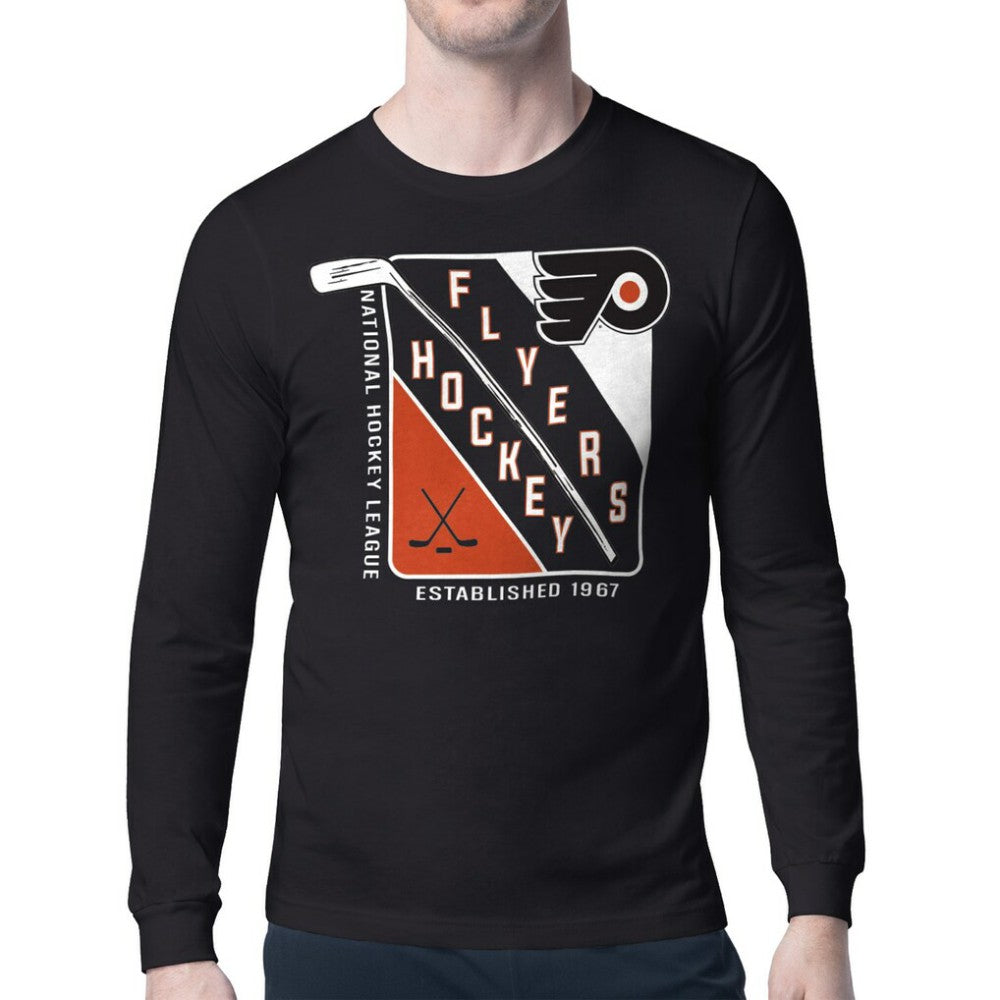 NHL Philadelphia Flyers Starter Shield Long Sleeve Graphic T-Shirt