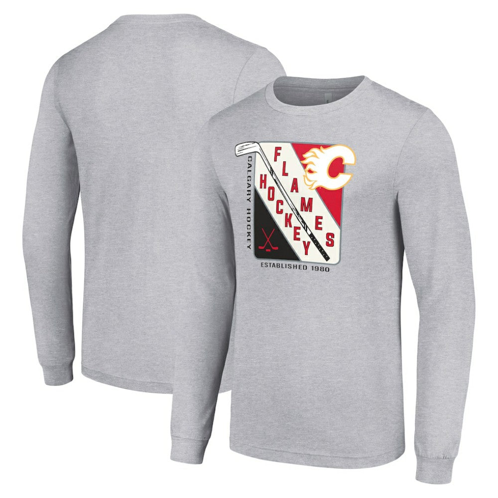 NHL Calgary Flames Starter Shield Long Sleeve Graphic T-Shirt