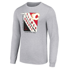 NHL Calgary Flames Starter Shield Long Sleeve Graphic T-Shirt
