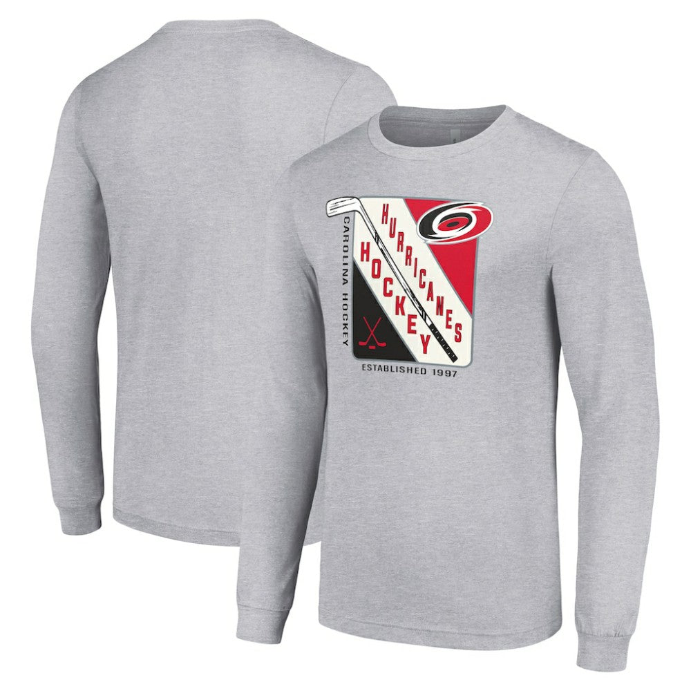 NHL Carolina Hurricanes Starter Shield Long Sleeve Graphic T-Shirt