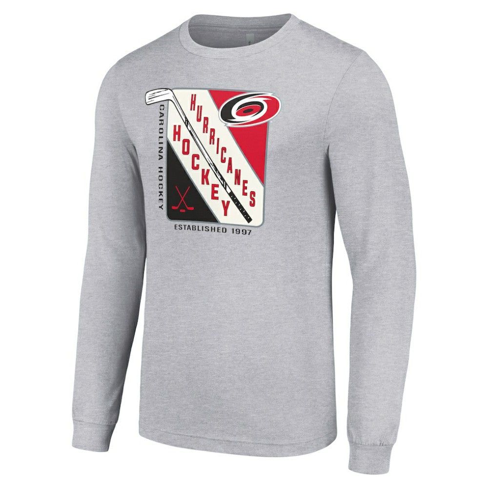 NHL Carolina Hurricanes Starter Shield Long Sleeve Graphic T-Shirt