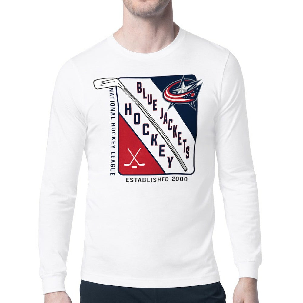NHL Columbus Blue Jackets Starter Shield Long Sleeve Graphic T-Shirt