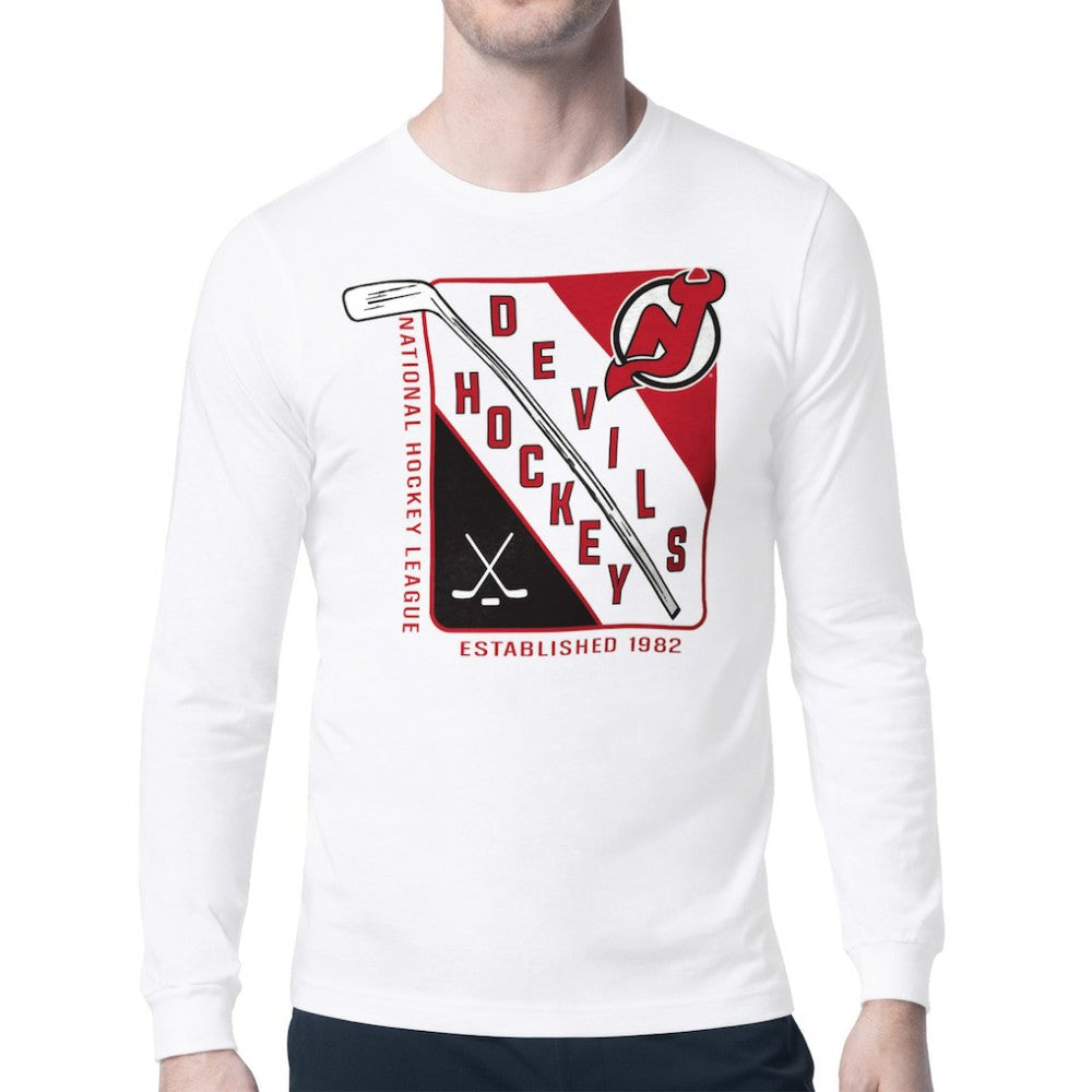 NHL New Jersey Devils Starter Shield Long Sleeve Graphic T-Shirt