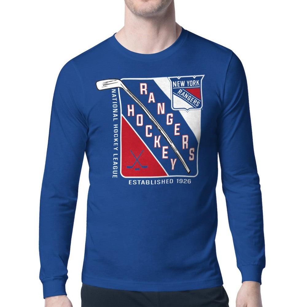 NHL New York Rangers Starter Shield Long Sleeve Graphic T-Shirt