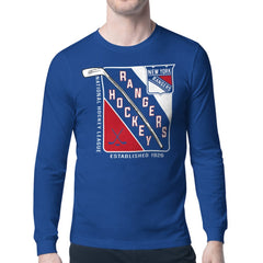 NHL New York Rangers Starter Shield Long Sleeve Graphic T-Shirt