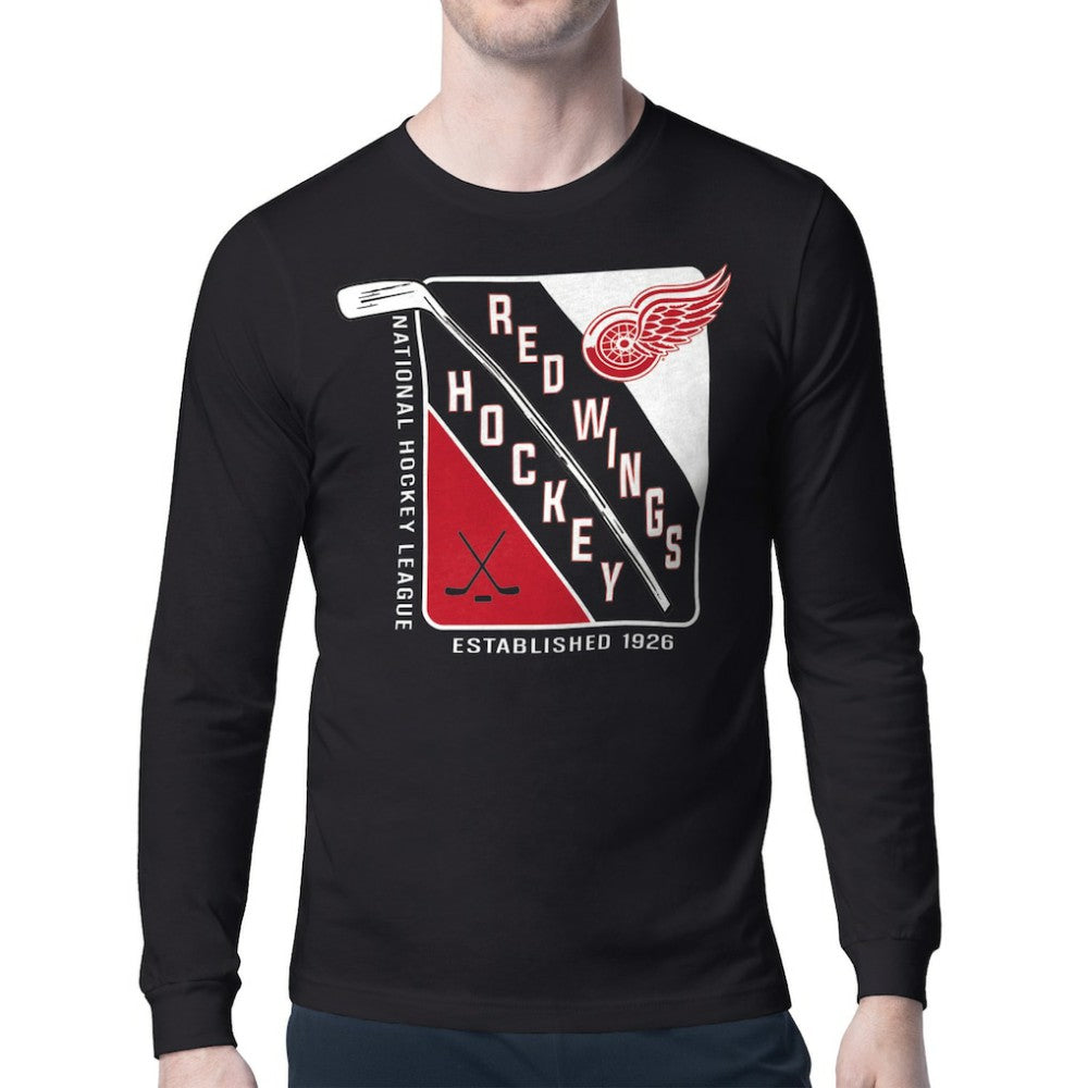 NHL Detroit Red Wings Starter Shield Long Sleeve Graphic T-Shirt