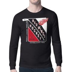 NHL Detroit Red Wings Starter Shield Long Sleeve Graphic T-Shirt