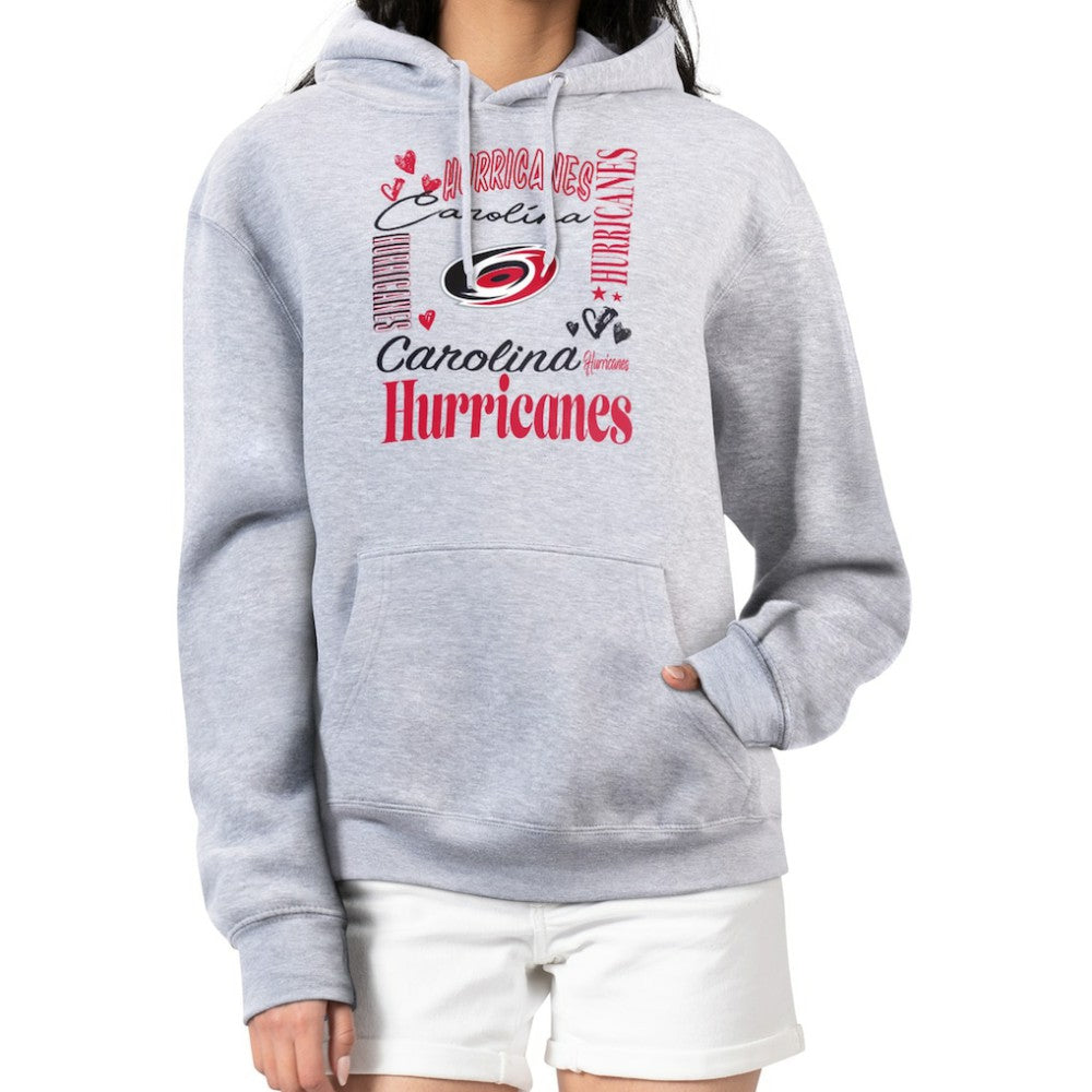 NHL Carolina Hurricanes G-III 4Her by Carl Banks Women's Collage Team Graphic Fleece Pullover Hoodie