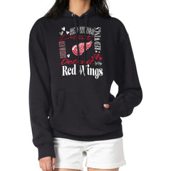 NHL Detroit Red Wings G-III 4Her by Carl Banks Women's Collage Team Graphic Tri-Blend Fleece Pullover Hoodie