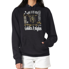 NHL Vegas Golden Knights G-III 4Her by Carl Banks Women's Collage Team Graphic Tri-Blend Fleece Pullover Hoodie