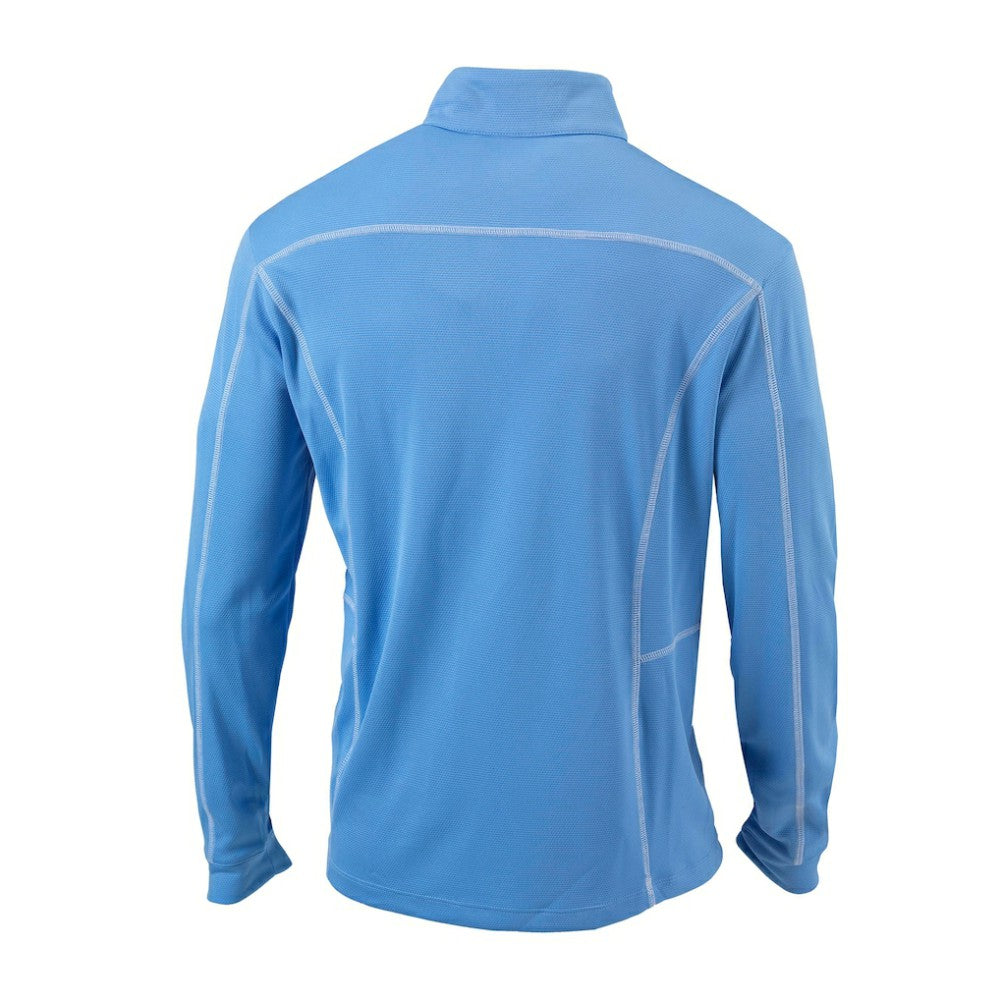Light Blue Los Angeles Dodgers Columbia Cooperstown Collection Omni-Wick Shotgun Quarter-Zip Top