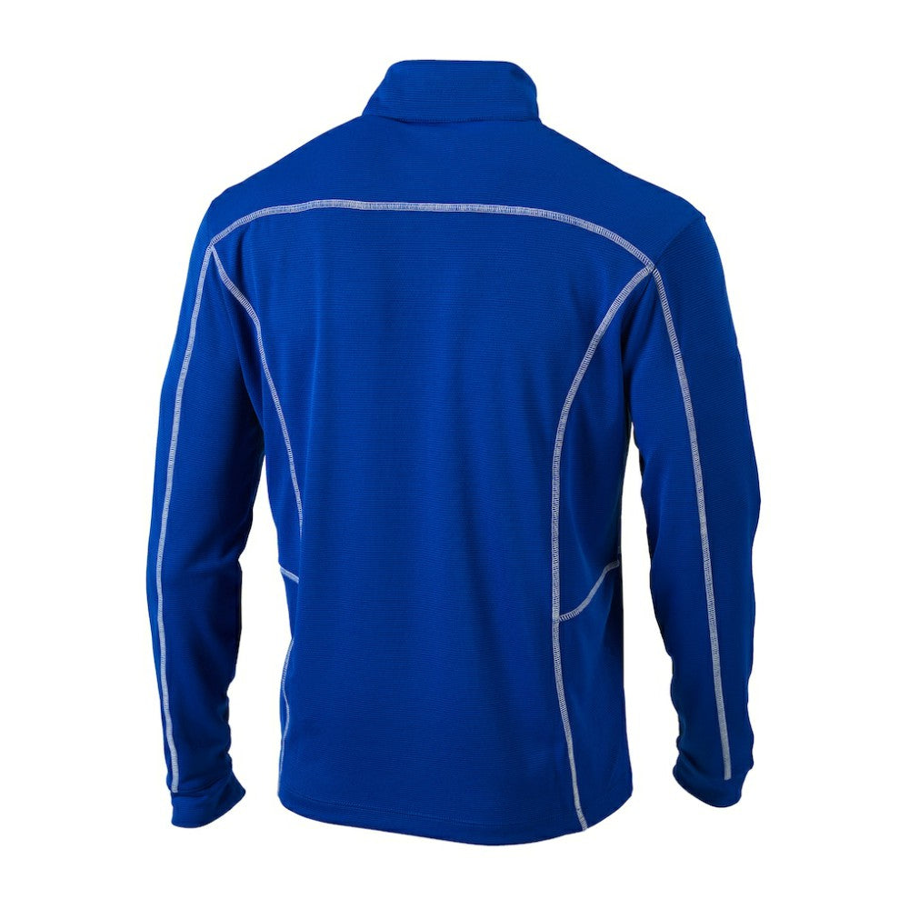 Royal Atlanta Braves Columbia Cooperstown Collection Omni-Wick Shotgun Quarter-Zip Top