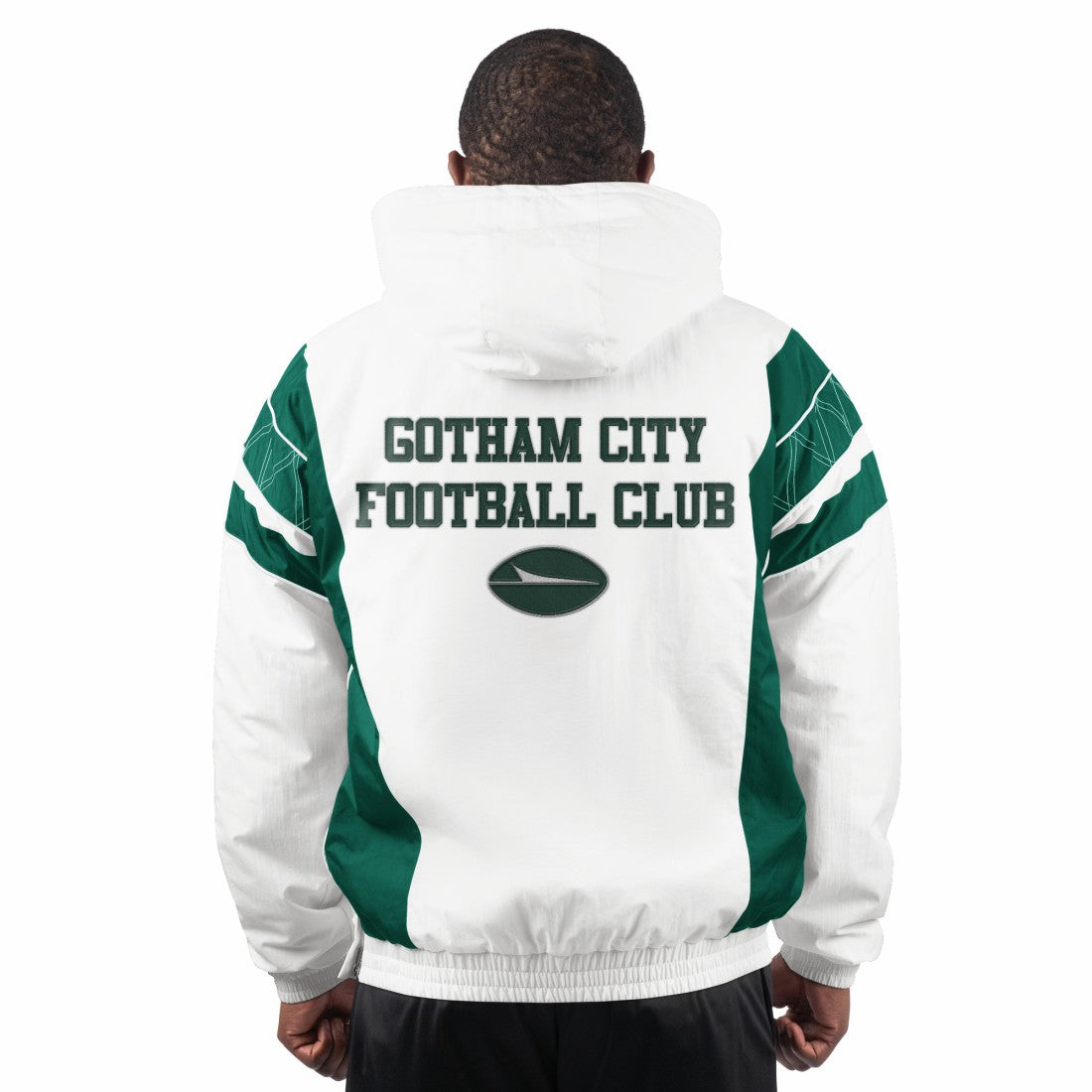 Starter Gotham City Half-Zip Hoodie Jacket - New York Jets Hoodies