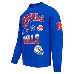 Pro Standard Turn It Up Drop Shoulder Pullover Sweatshirt - Buffalo Bills Pullover