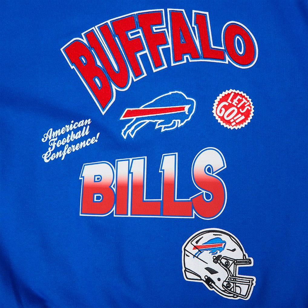 Pro Standard Turn It Up Drop Shoulder Pullover Sweatshirt - Buffalo Bills Pullover