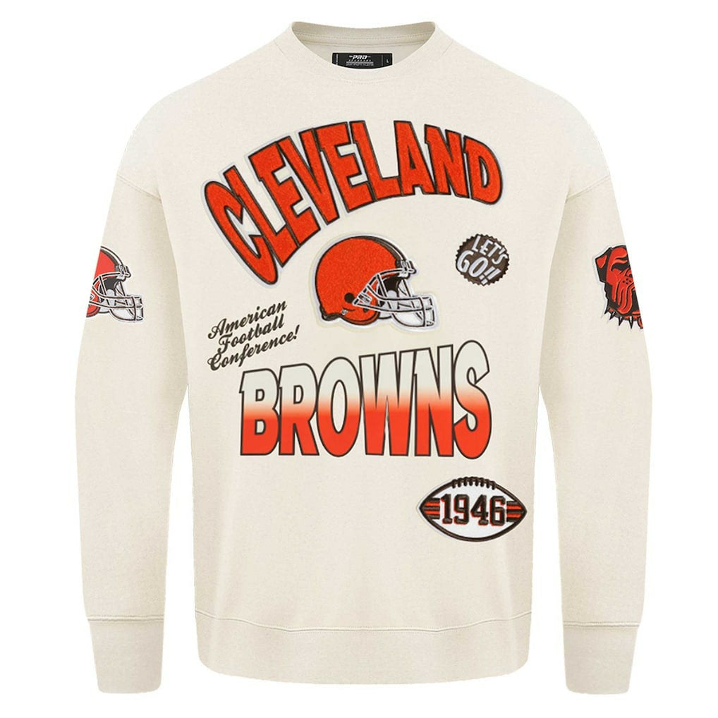 Pro Standard Turn It Up Pullover Sweatshirt - Cleveland Browns Pullover