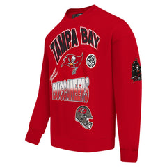 Pro Standard Turn It Up Drop Shoulder Pullover Sweatshirt - Tampa Bay Buccaneers Pullover