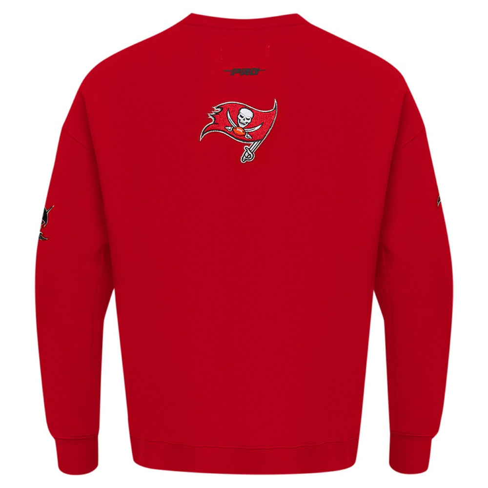 Pro Standard Turn It Up Drop Shoulder Pullover Sweatshirt - Tampa Bay Buccaneers Pullover