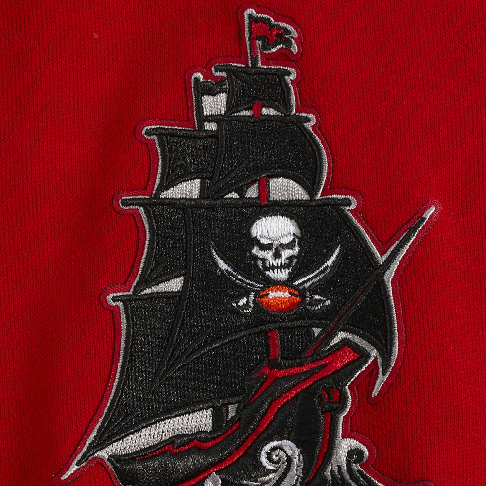 Pro Standard Turn It Up Drop Shoulder Pullover Sweatshirt - Tampa Bay Buccaneers Pullover