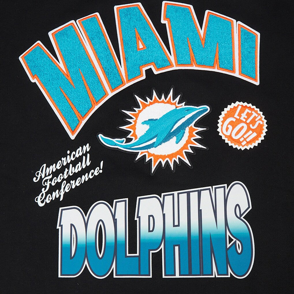 Pro Standard Turn It Up Drop Shoulder Pullover Sweatshirt - Miami Dolphins Pullover