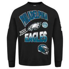Pro Standard Turn It Up Drop Shoulder Pullover Sweatshirt - Philadelphia Eagles Pullover