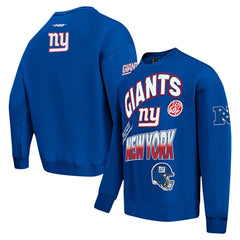 Pro Standard Turn It Up Drop Shoulder Pullover Sweatshirt - New York Giants Pullover