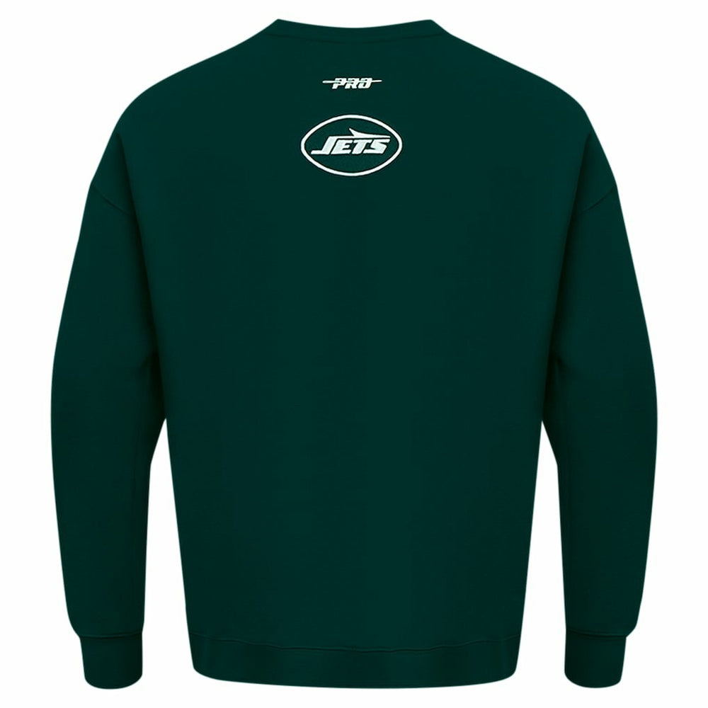 Pro Standard Turn It Up Drop Shoulder Pullover Sweatshirt - New York Jets Pullover