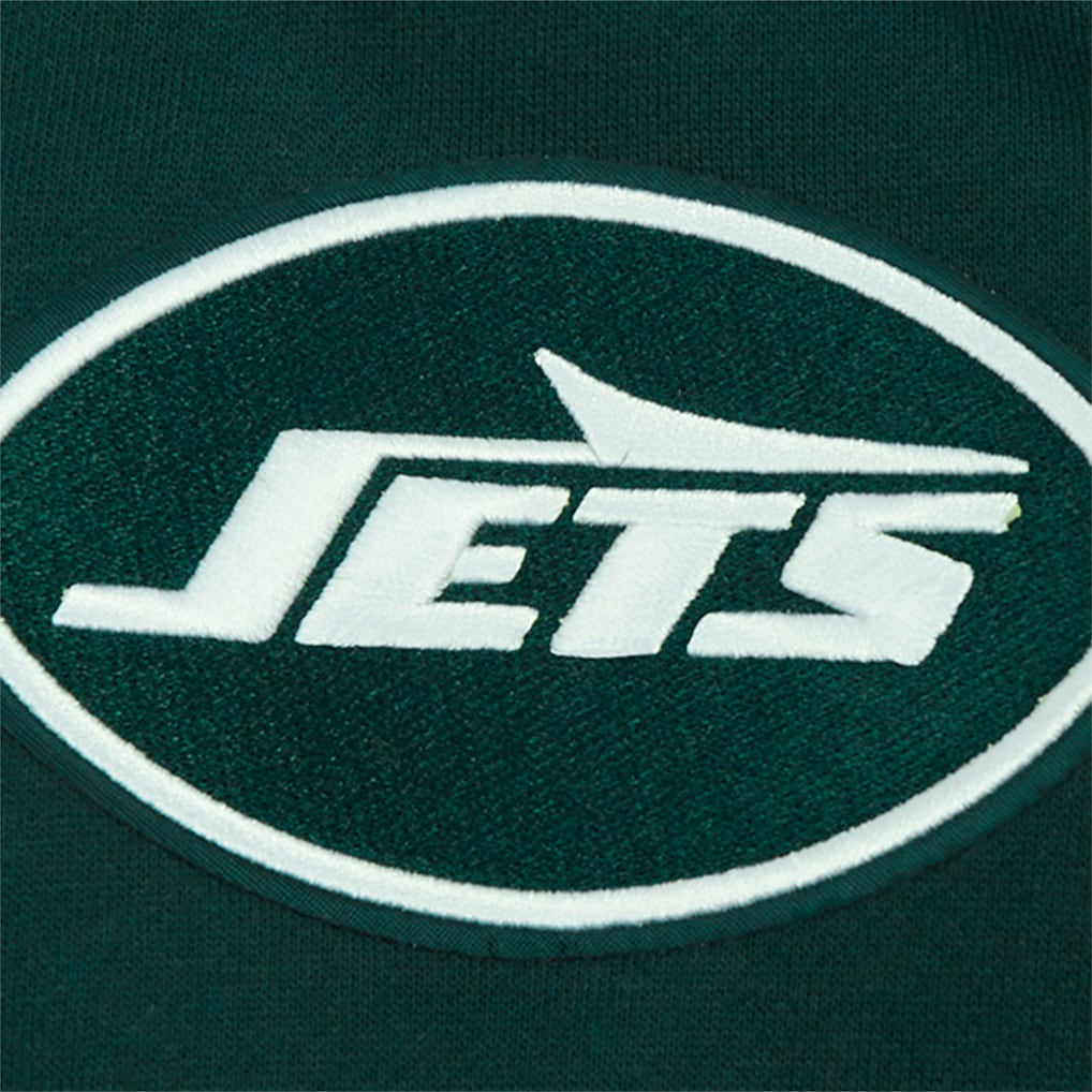 Pro Standard Turn It Up Drop Shoulder Pullover Sweatshirt - New York Jets Pullover
