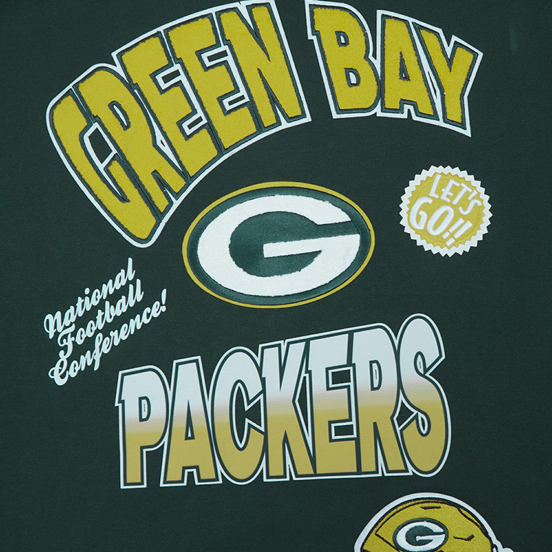 Pro Standard Turn It Up Drop Shoulder Pullover Sweatshirt - Green Bay Packers Pullover