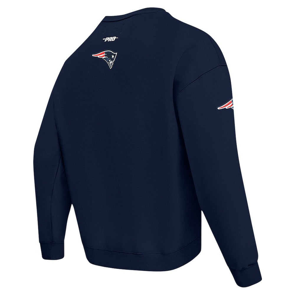 Pro Standard Turn It Up Drop Shoulder Pullover Sweatshirt - New England Patriots Pullover