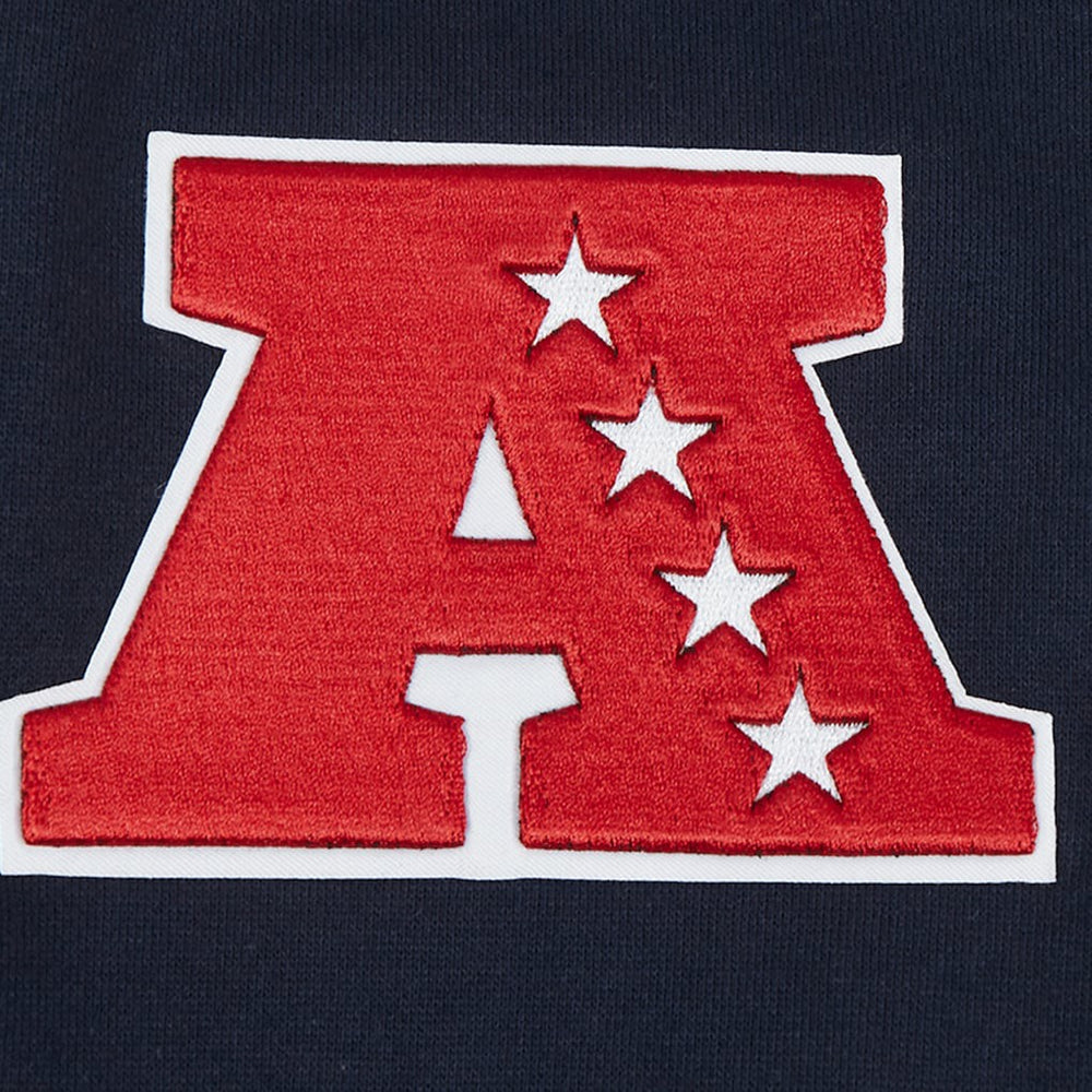 Pro Standard Turn It Up Drop Shoulder Pullover Sweatshirt - New England Patriots Pullover