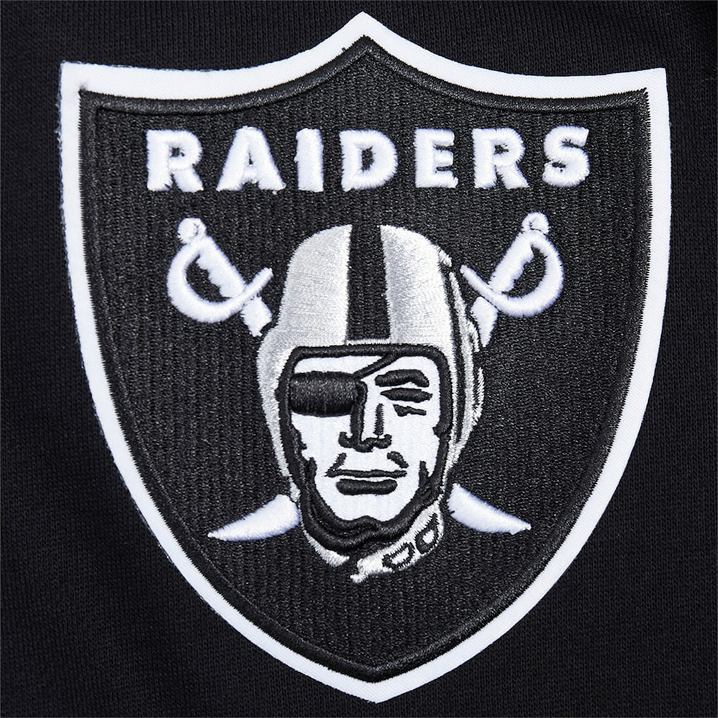 Pro Standard Turn It Up Drop Shoulder Pullover Sweatshirt - Las Vegas Raiders Pullover