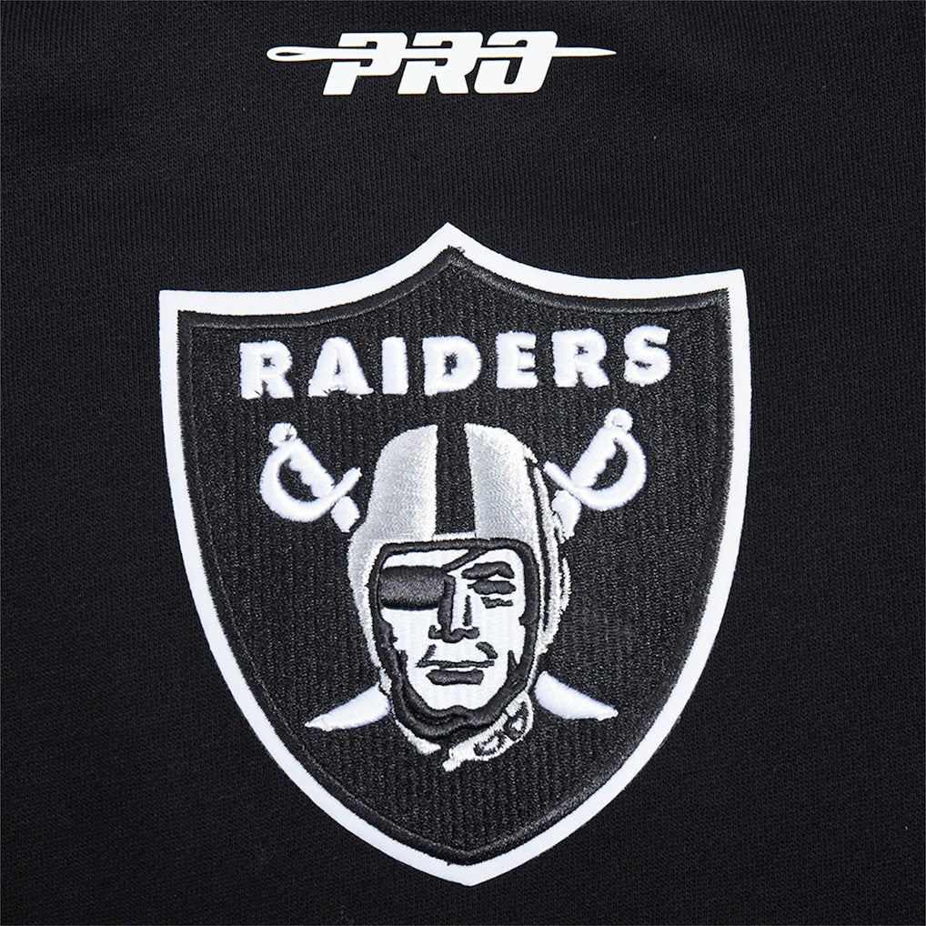 Pro Standard Turn It Up Drop Shoulder Pullover Sweatshirt - Las Vegas Raiders Pullover