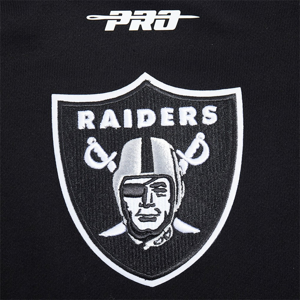 Pro Standard Turn It Up Drop Shoulder Pullover Sweatshirt - Las Vegas Raiders Pullover