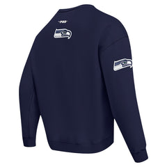 Pro Standard Turn It Up Drop Shoulder Pullover Sweatshirt - Seattle Seahawks Pullover