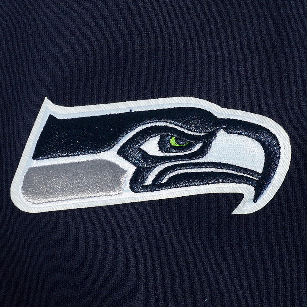 Pro Standard Turn It Up Drop Shoulder Pullover Sweatshirt - Seattle Seahawks Pullover