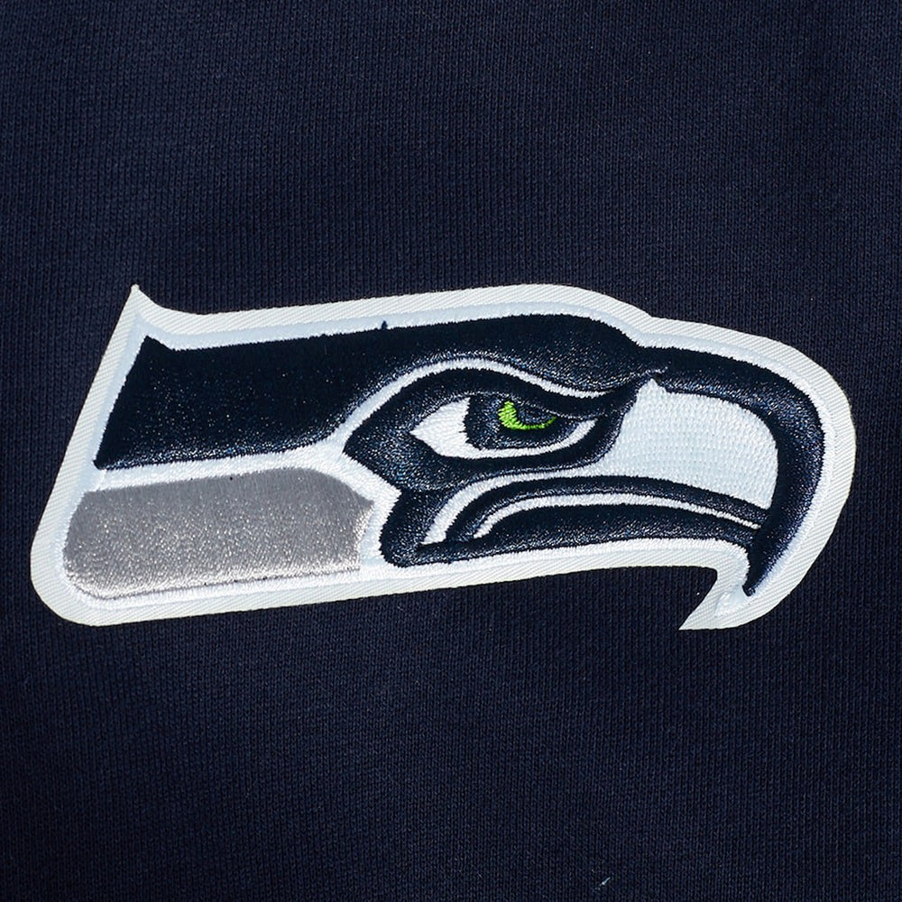 Pro Standard Turn It Up Drop Shoulder Pullover Sweatshirt - Seattle Seahawks Pullover