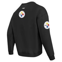 Pro Standard Turn It Up Drop Shoulder Pullover Sweatshirt - Pittsburgh Steelers Pullover