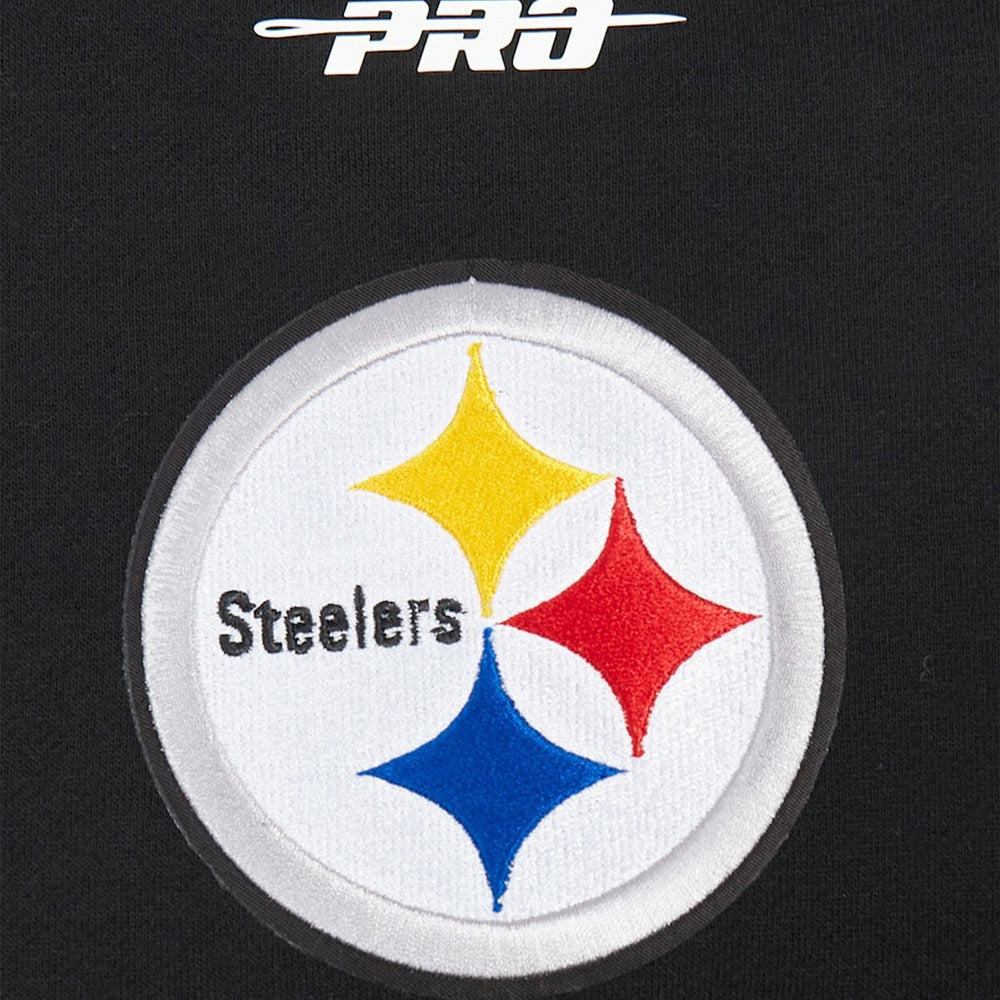 Pro Standard Turn It Up Drop Shoulder Pullover Sweatshirt - Pittsburgh Steelers Pullover